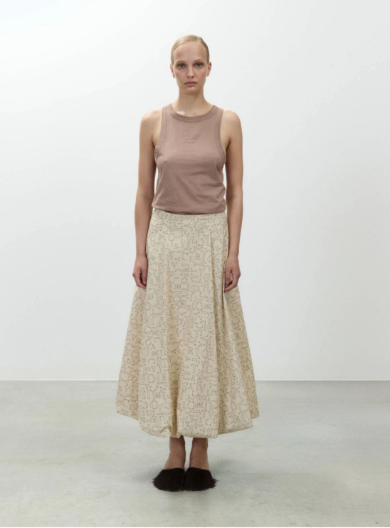 Юбка молочного цвета Alysi