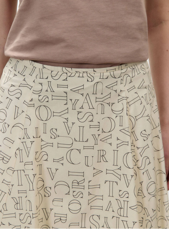 Юбка молочного цвета Alysi