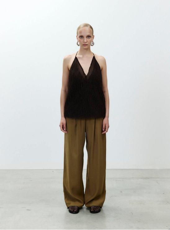 Брюки горчичного цвета Alysi