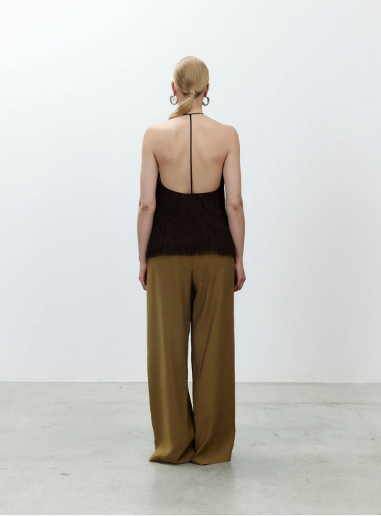 Брюки горчичного цвета Alysi