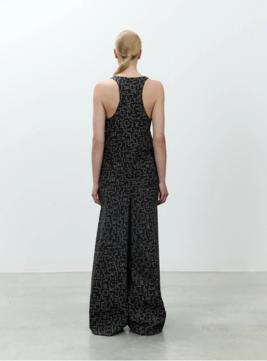 Брюки с графическим принтом Alysi