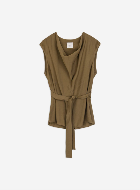 Блуза горчичного цвета Alysi