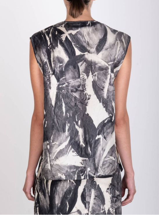 Жилет с ботаническим принтом Alysi