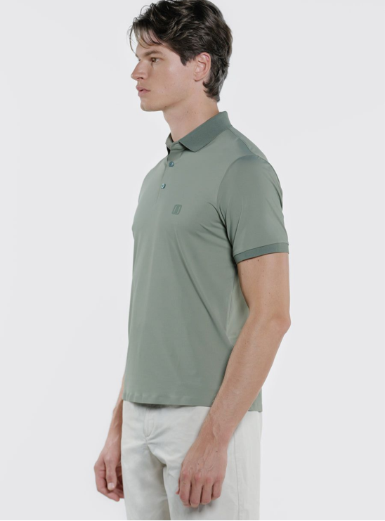 Поло зеленого цвета Duno