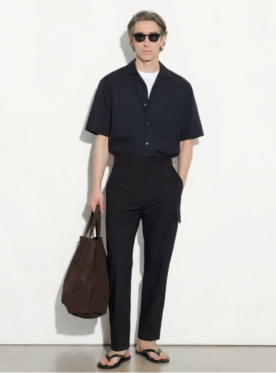 Рубашка черного цвета Paolo Pecora