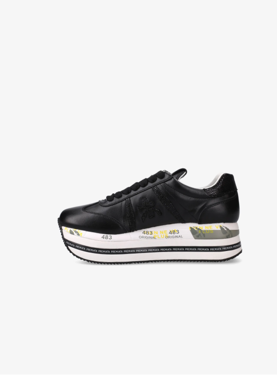 Кроссовки Premiata Beth 7170 черного цвета
