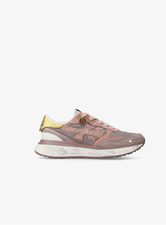 Кроссовки Premiata Laurin 7801 с акцентными вставками