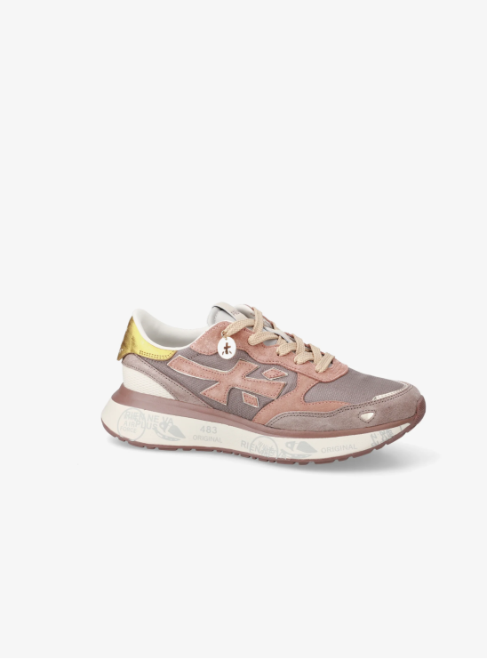 Кроссовки Premiata Laurin 7801 с акцентными вставками