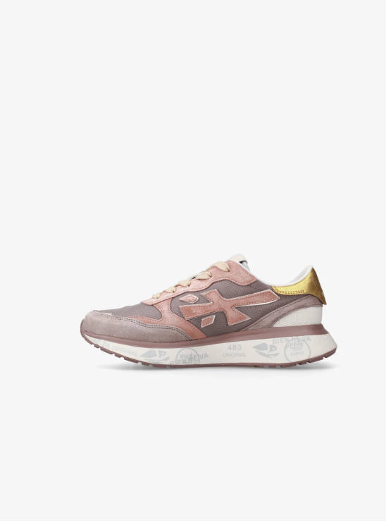 Кроссовки Premiata Laurin 7801 с акцентными вставками