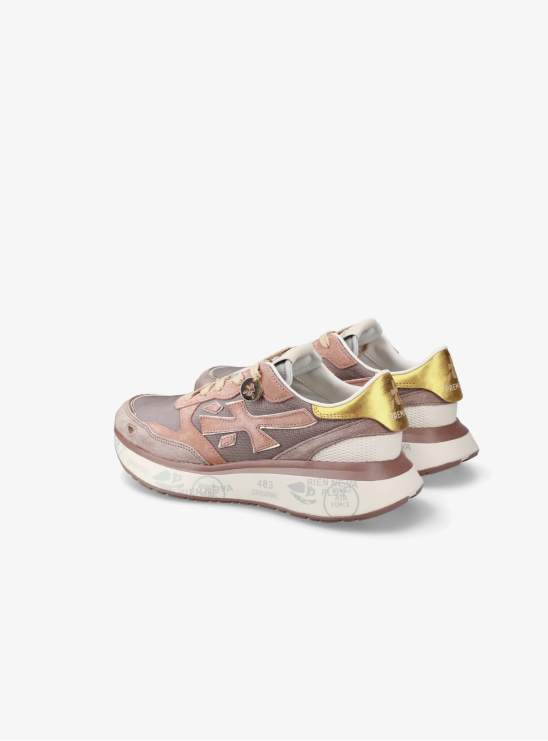 Кроссовки Premiata Laurin 7801 с акцентными вставками